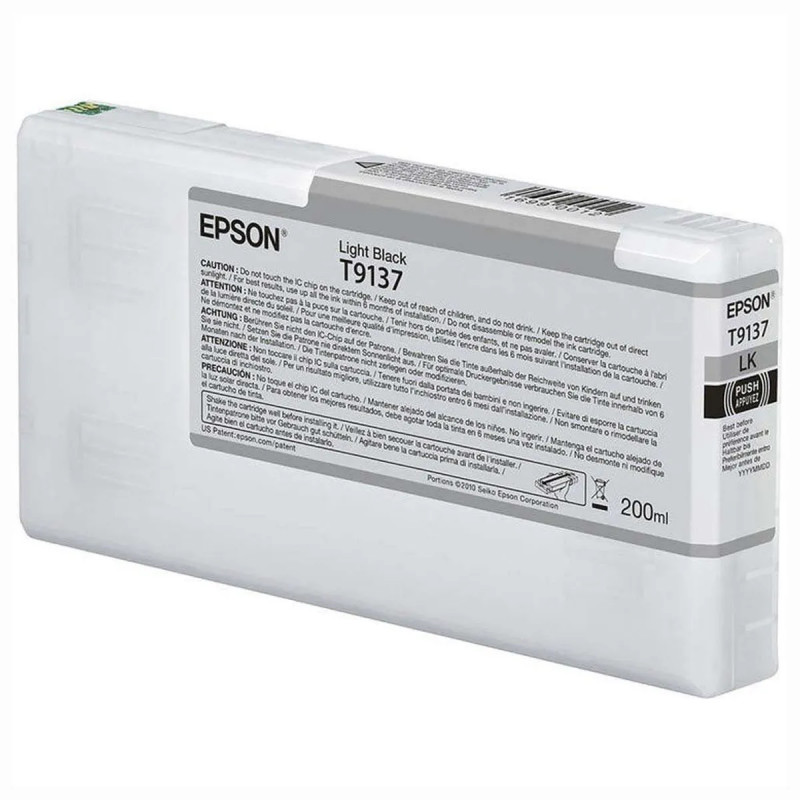 CARTUCHO EPSON T91370 ULTRACHROME HDX LIGHT NEGRO 200ML