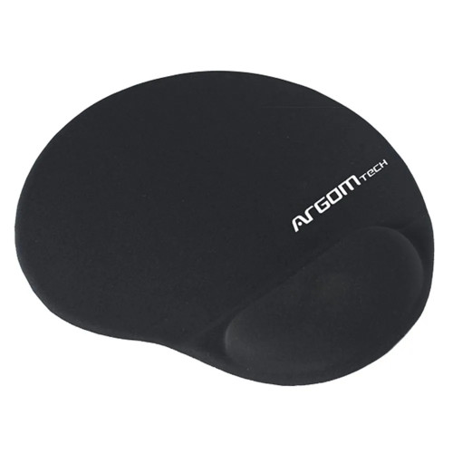 MOUSE PAD ARGOM ALMOHADILLA GEL NEGRO