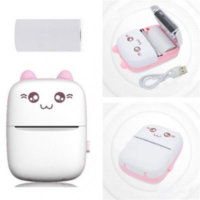 MINI IMPRESORA/ROSADA/CELESTE