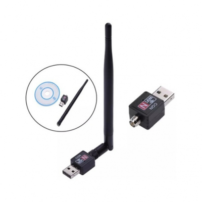 ADAPTADOR WIRELESS WIN155 TIPO ANTENA USB -150MBPS 5DBI