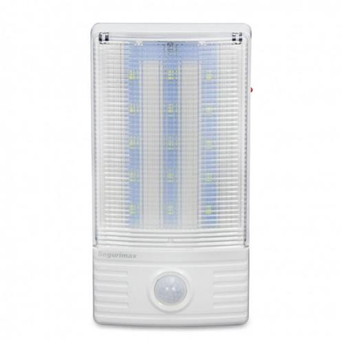Lampara Led SEGURIMAX ILUMINACIÓN M-USO LED 300 LUMENES - SENSOR DE MOVIMIENTO MODELO 24532