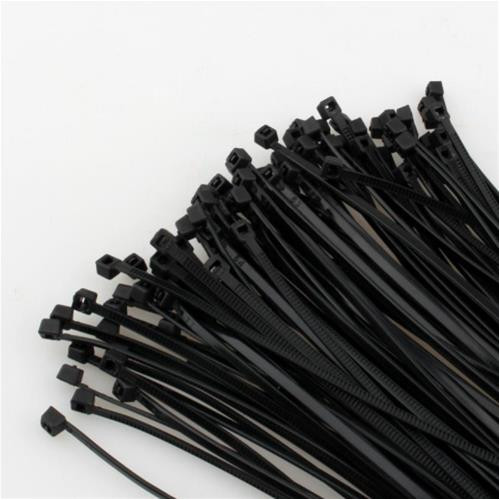 AMARRAS PLASTICAS 10CMX2.5MM NEGRA 100PCS