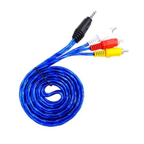 Cable adaptador 3 RCA a 3.5mm TV BOX ANDROID PHELESTAR