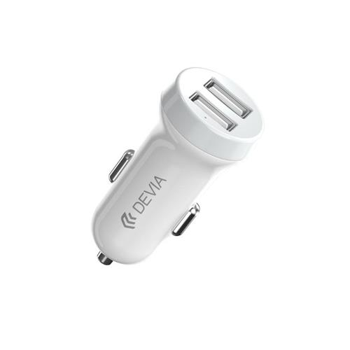 Cargador de cigarrera DEVIA Smart series  para Lightning 5V3.1A 2USB