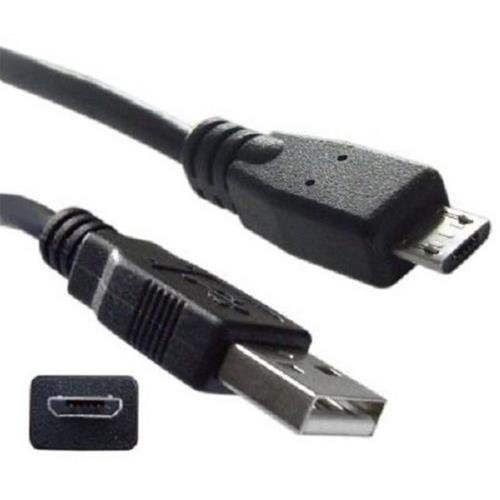 Cable USB a Micro 5P 1.5M T/cordón Negro tipo V8