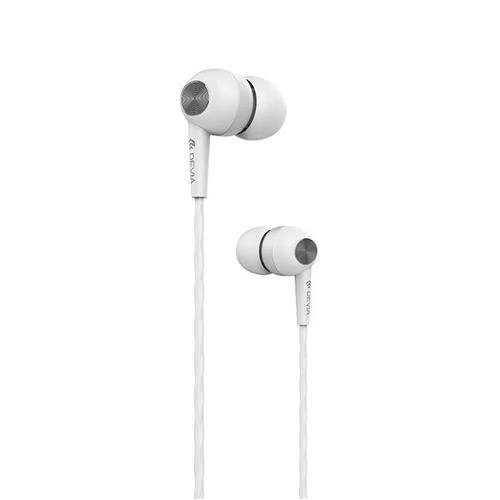 Audifonos DEVIA kintone color  blanco  3.5mm