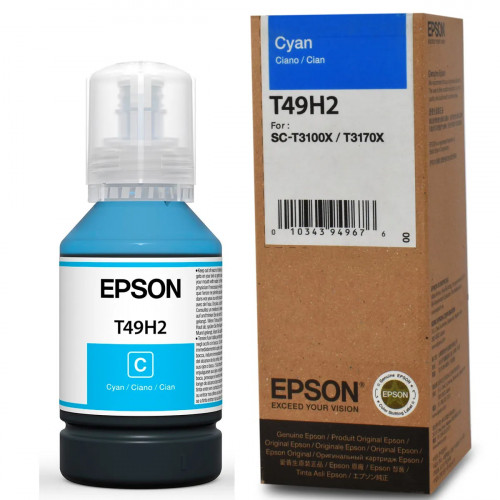 BOTELLA EPSON T49H 140ML CIAN