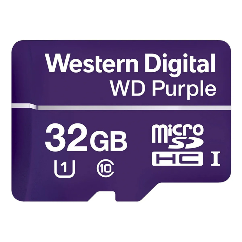 Memory Micro-SD Western Digital 32GB SC QD101 Clase 10 Purple