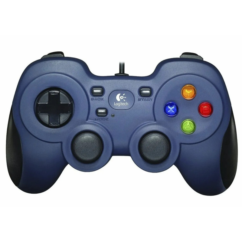 GAMEPAD LOGITECH F310 NEGRO-AZUL 10 BOTONES PLUG AND PLAY