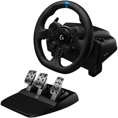 VOLANTE DRIVING LOGITECH G923 NEGRO  PS4-PC SIMUL. INMERSIVA-PED. AJUST. NEGRO
