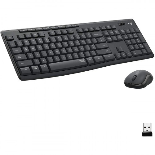TECLADO-MOUSE LOGITECH MK295 WIRELESS USB NEGRO