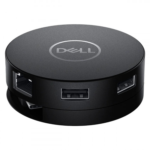 Adaptador Dell multipuerto USB-C 7en1 DA310 2xUSB-A,USB-C,HDMI,DP,RJ45,VGA Negro 1Y