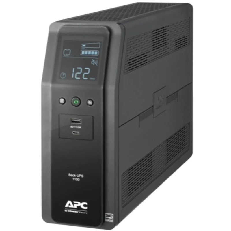 UPS APC BR1100M2-LM INTERACTIVOS 120V PANTALLA LCD 600VATIOS-1.1KVA