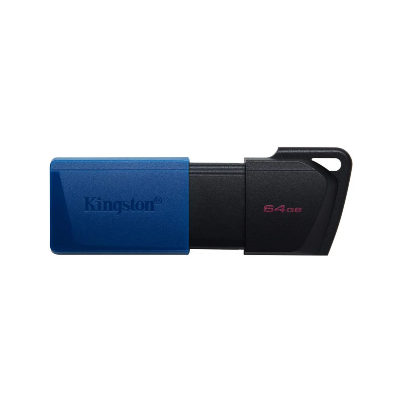 FLASH MEMORY KINGSTON DATA TRAVELER EXODIA M 64GB USB 3.2 BLACK-BLUE