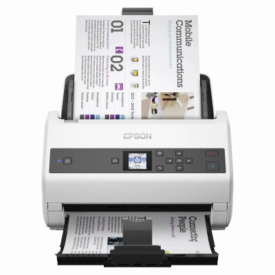 SCANNER EPSON DS-870. 65 PPM-130 IPM. 600 DPI. USB. MOD. ROJO. OPC.. ADF 100 PAGINAS