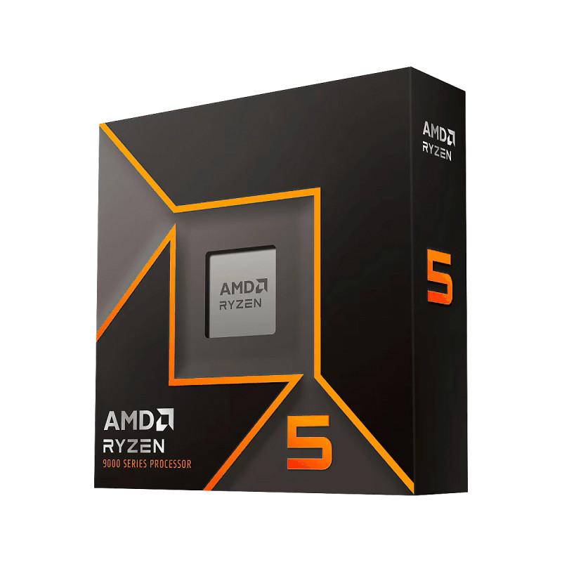 PROC. AMD AM5 RYZEN 5 9600X 3.9GHZ  6CORE 12HILOS DDR5-192GB L3-32MB 65W NO.INLC. COOLER