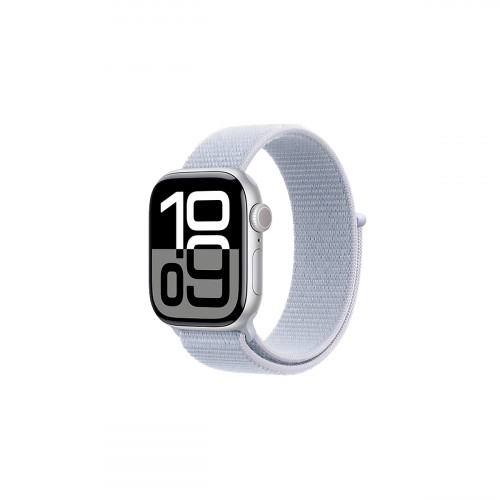 SmartWatch Apple Series 10 GPS Silver Aluminium 64GB 46mm Blue Clou Loop