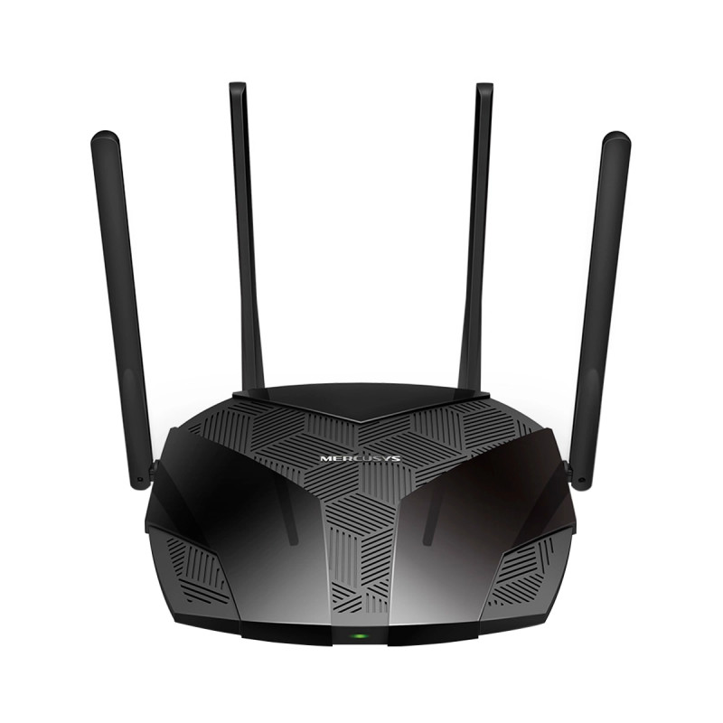 ROUTER MERCUSYS MR-80X AX3000 WIFI-6 hasta 3Gbps DUAL BAND 4ANT. WPA3 NEGRO