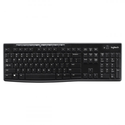 TECLADO LOGITECH K270 NEGRO WIRELESS MULTIMEDIA USB  BLACK