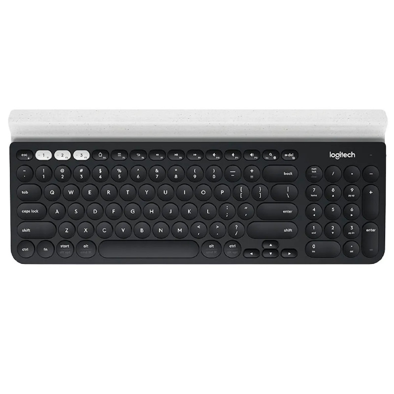 TECLADO LOGITECH K780 NEGRO MULTIDISPOSITIVOS BLUETOOTH WIRELESS USB UNIFYING MULTIPLATAFORMAS
