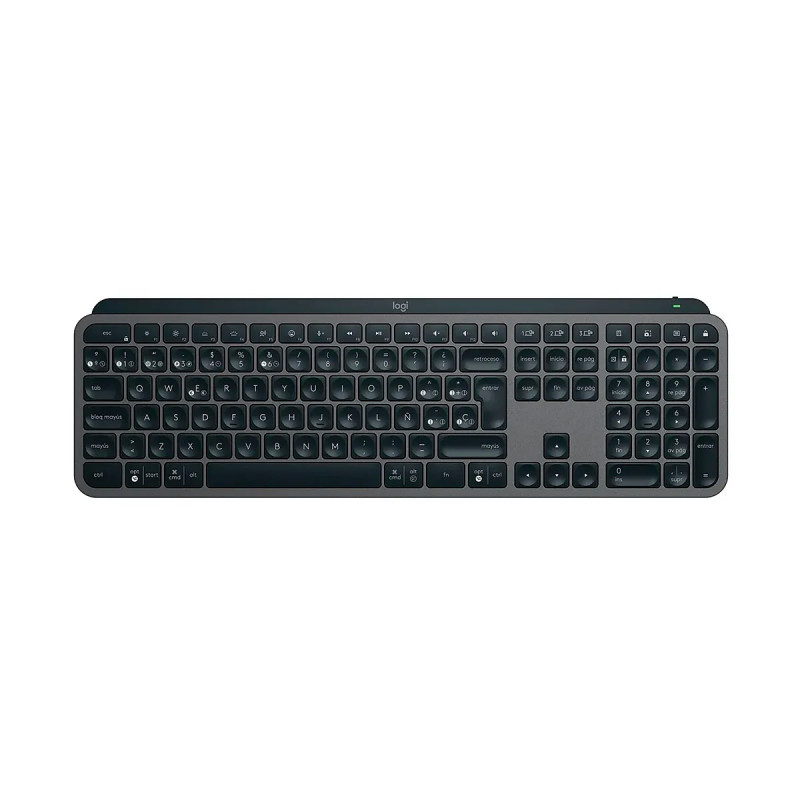 TECLADO LOGITECH MX  KEYS S GRAFITO SPA USB LOGI BOLT-BT-MUL. DISP. - RECARG-RETR.ILUM