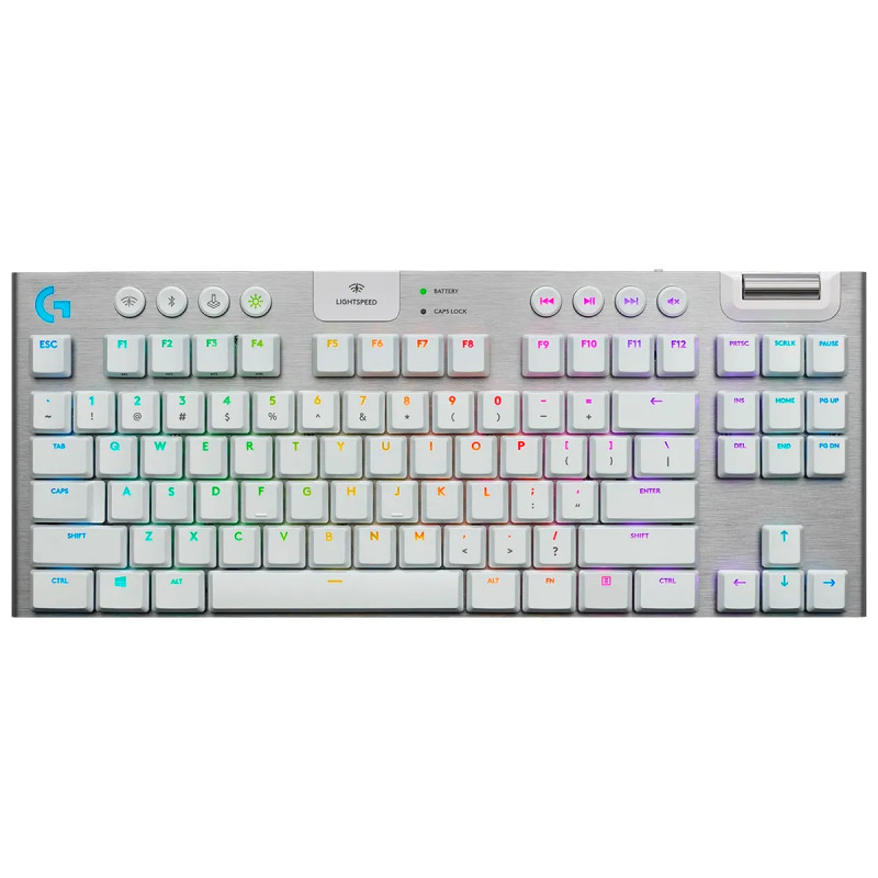 TECLADO LOGITECH Gaming G915 X LIGHTSPEED TLKL LP Wireless RGB Mechanical White