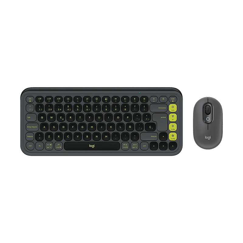 TECLADO LOGITECH BLUETOOH COMBO POP ICON INAL GRAPHITE