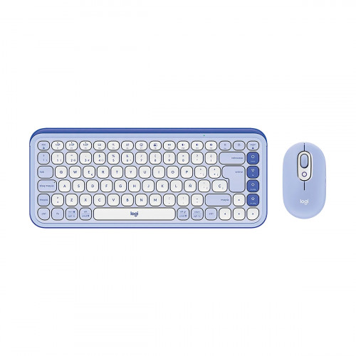 TECLADO LOGITECH BLUETOOH COMBO POP ICON INAL LILAC