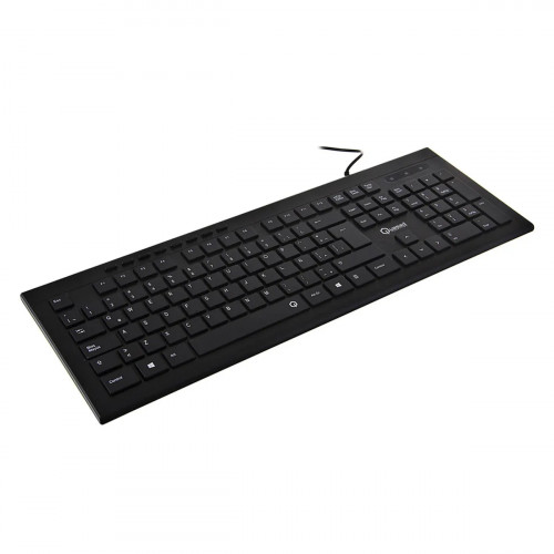 TECLADO QUASAD QK-440C WIRED NEGRO