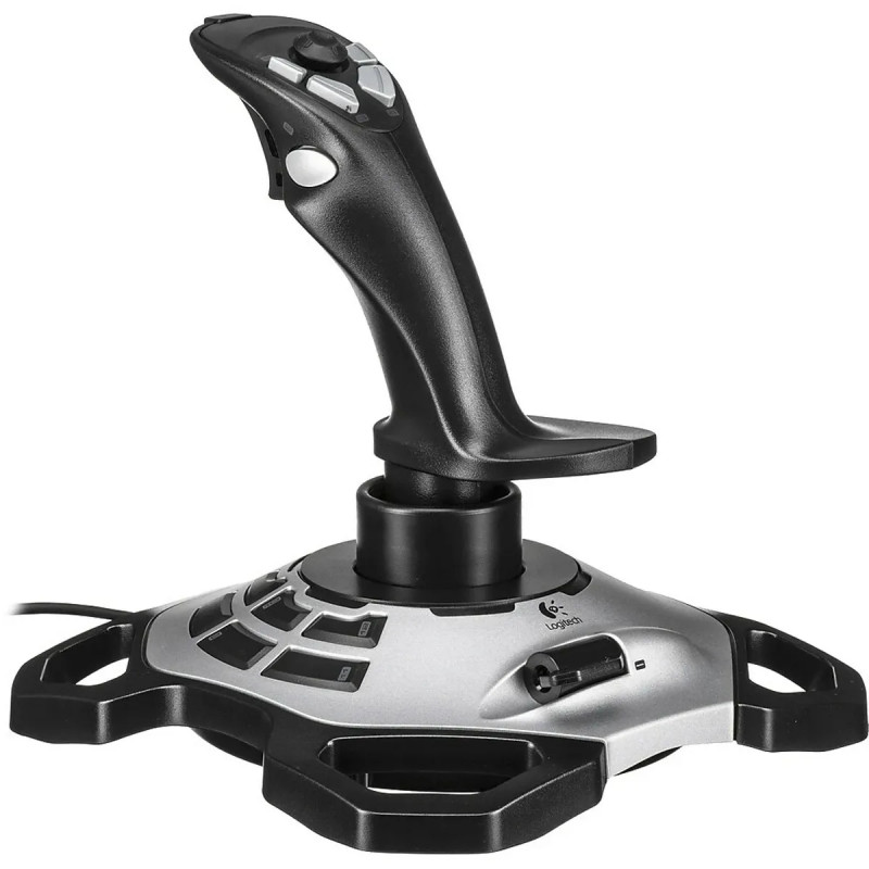 JOYSTICK EXTREME 3D PRO LOGITECH NEGRO 12 BOTONES PROGRAMABLES USB
