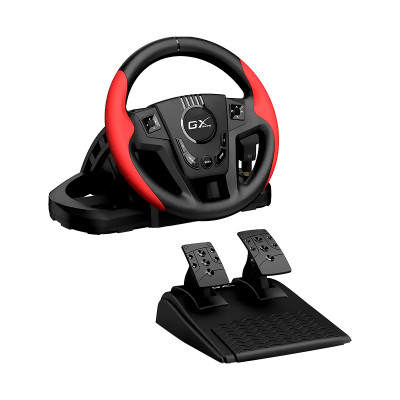 RACING WHEEL GENIUS SPEEDMASTER CON PEDAL PARA PS4  PS3 PC