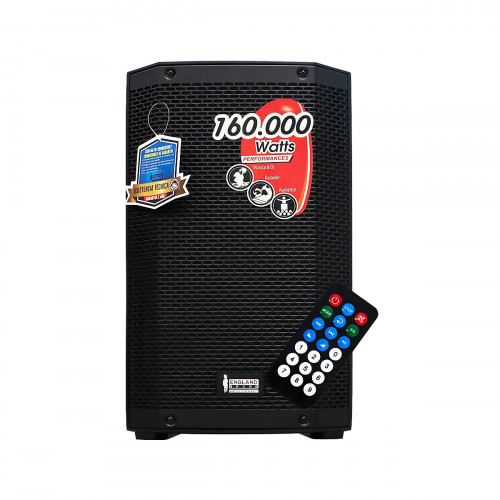 PARLANTE ENGLAND SOUND ES-POWERMAX 10BAT 10INC. BT5.0 RMS BLACK