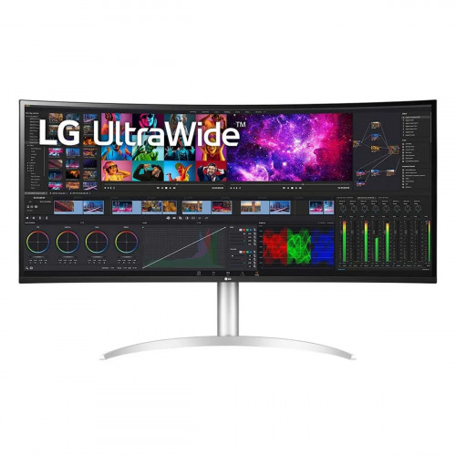 MONITOR LG 40INC CURVED ULTRAWIDE 5K2K NANO IPS WITH THUNDERBOLT 4 CONNECTIVITY BLANCO - BORDE NEGRO