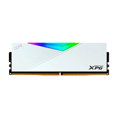 DIMM ADATA XPG LANCER RGB 16GB 1X16 DDR5-6400MHZ 288PIN CL32 WHITE