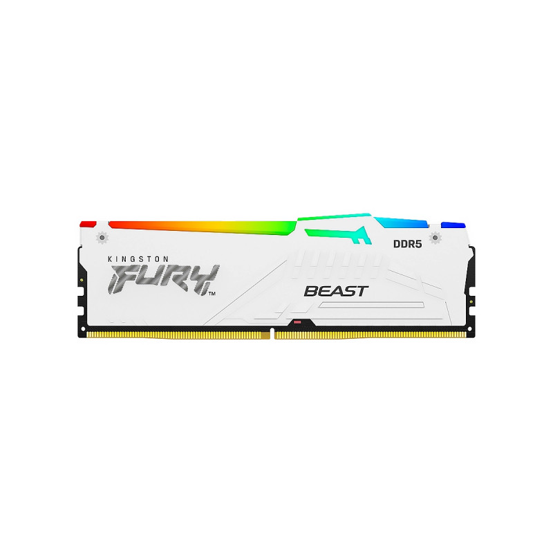 DIMM KINGSTON FURY BEAST RGB XMP 16GB DDR5-5200MHZ CL40 288-PIN NON-ECC