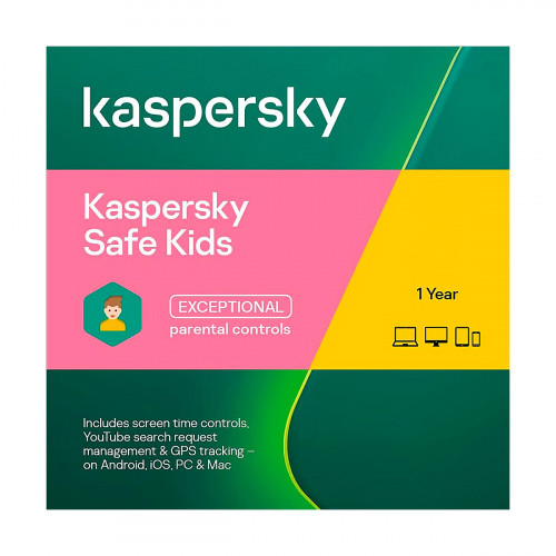 ANTIVIRUS KASPERSKY SAFE KIDS 1Y