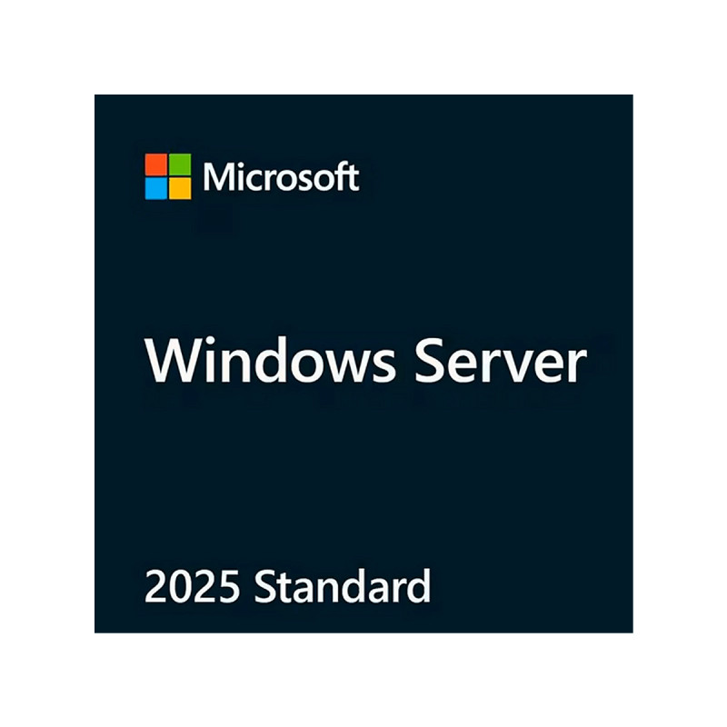 Microsoft Windows Server Std 2025 64bits - DVD-ROM