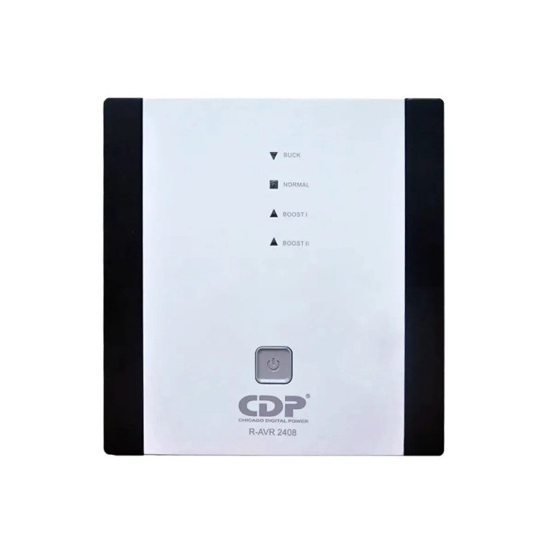 REGULADOR CDP R-AVR2408 2400VA-1200W - ENTRADA-SALIDA 110VAC - 8NEMA5-15R - 1NEMA5-20R