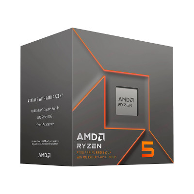 PROC. AMD AM5 RYZEN-5 8500G 3.4GHZ 6C 12HILOS 6MB-CACHE 65W VID-740-RADEON