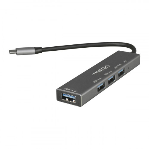 HUB GEN. TYPE C TO 4USB3.0 PLATEADO