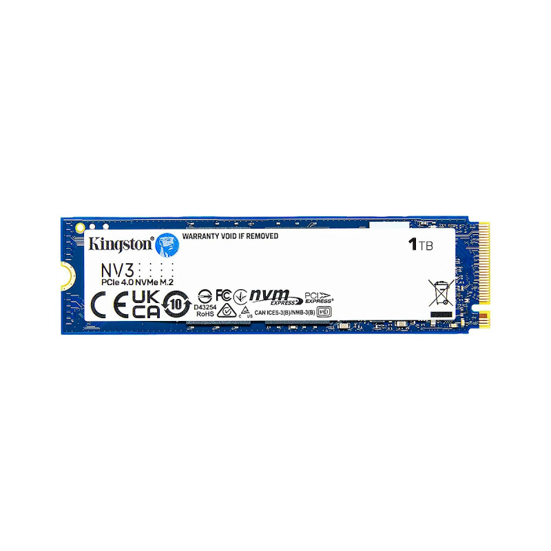SSD KINGSTON 1TB M.2 2280 SNV3S-1000G PCIe 4.0 x 4 NVMe 6000-4000MB-s NAND 3D
