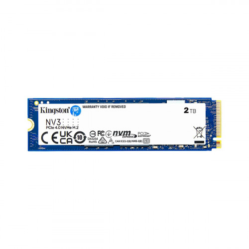 SSD KINGSTON 2TB M.2 2280 SNV3S-2000G PCIe 4.0 x 4 NVMe 6000-5000MB-s NAND 3D