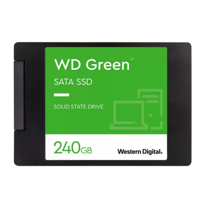 SSD WESTERN DIGITAL 240GB L3.96-W2.75-H0.28 SATA3 545MB-S GREEN