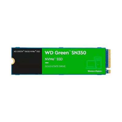 SSD WESTERN DIGITAL 500GB SN350 NVME GEN3 PCIE M.2 2280 2400MB-S GREEN