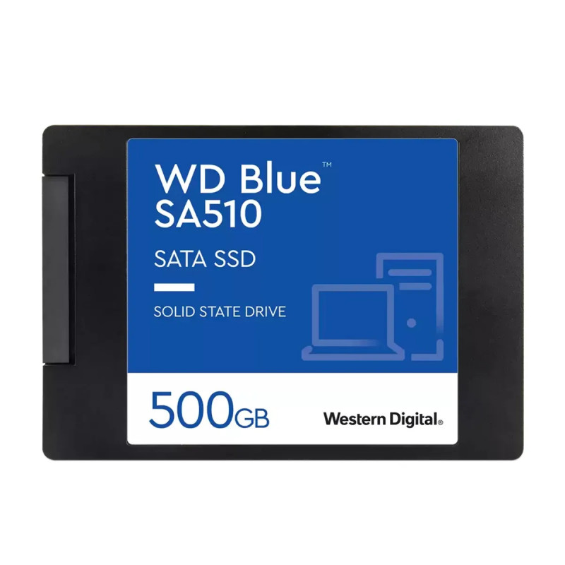 SOLID STATE DRIVE WESTERN DIGITAL 500GB INTERNO 2.5INCH SA510 7MM SATA  III 560MB-S BLUE