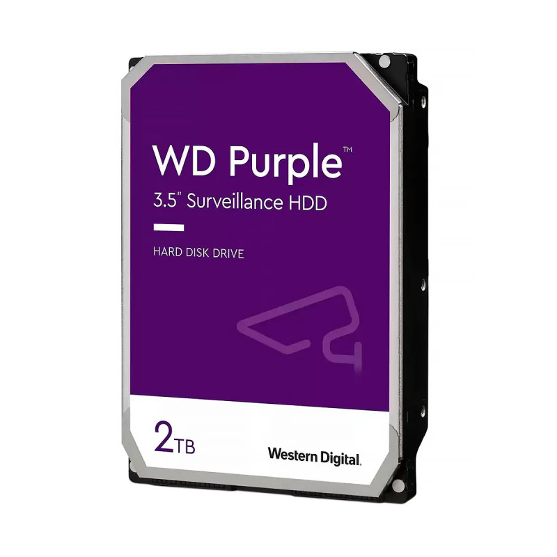 DISCO DURO WESTERN DIGITAL INTERNO 2TB 5400RPM 3.5INC.24-7 256MB CACHE 3Y PURPLE