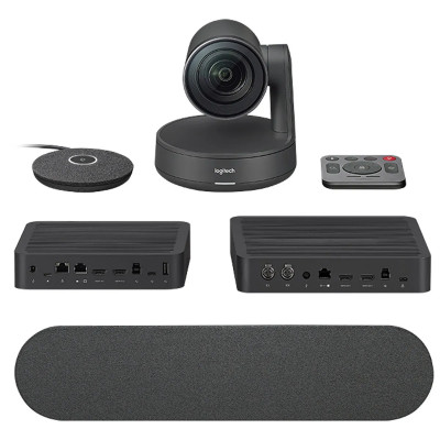 CONFERENCE-CAM LOGITECH RALLY PREMIUM 4K-ZOOM 15X-RIGHTSENSE-VISION 90 HASTA 14 PERSONAS