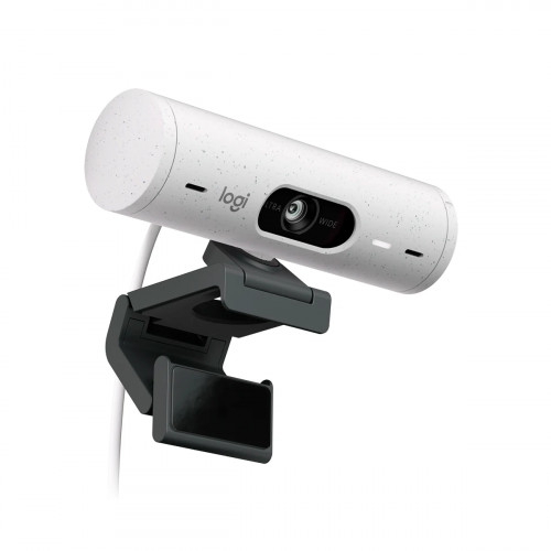 CAMARA VIDEO CONF. LOGITECH BRIO 500 FHD 1080 COR. ILUM. ENC. AUTO. USB-C WHITE
