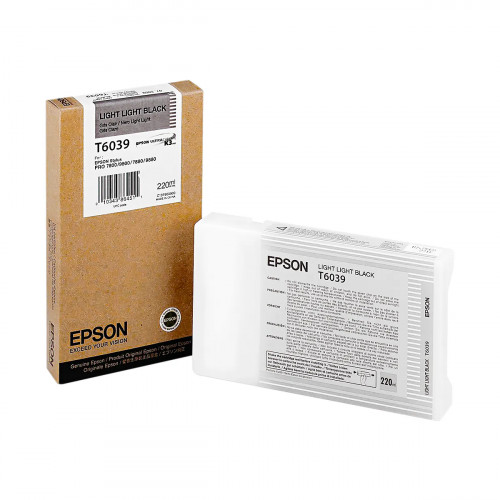CARTUCHO EPSON T603900 STYLUS PRO 7800-7880-9800-9880 LIGHT LIGHT NEGRO 220ML