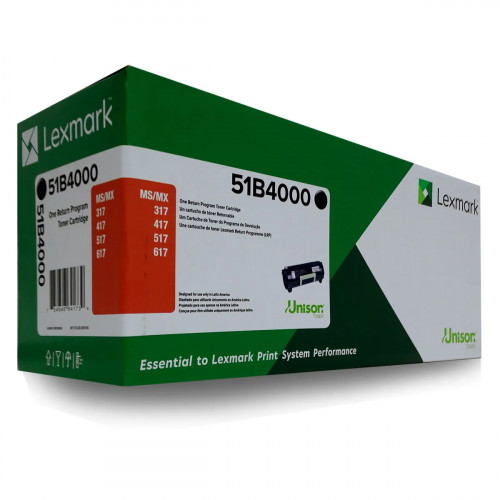 TONER LEXMARK 2.5K PARA MS317-417-517 / MX317-417-517 NEGRO